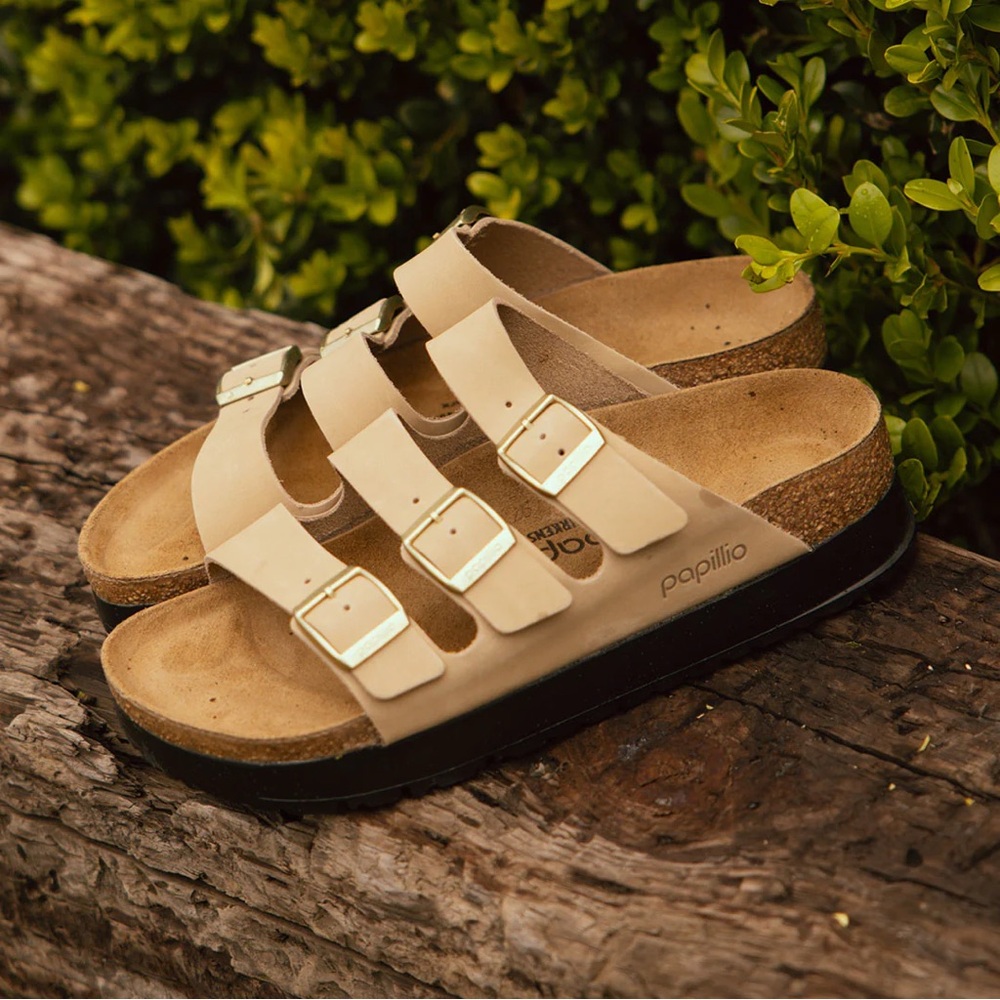 NWT BIRKENSTOCK Papillio Florida Flex Platform Sandals! - Picture 5 of 9